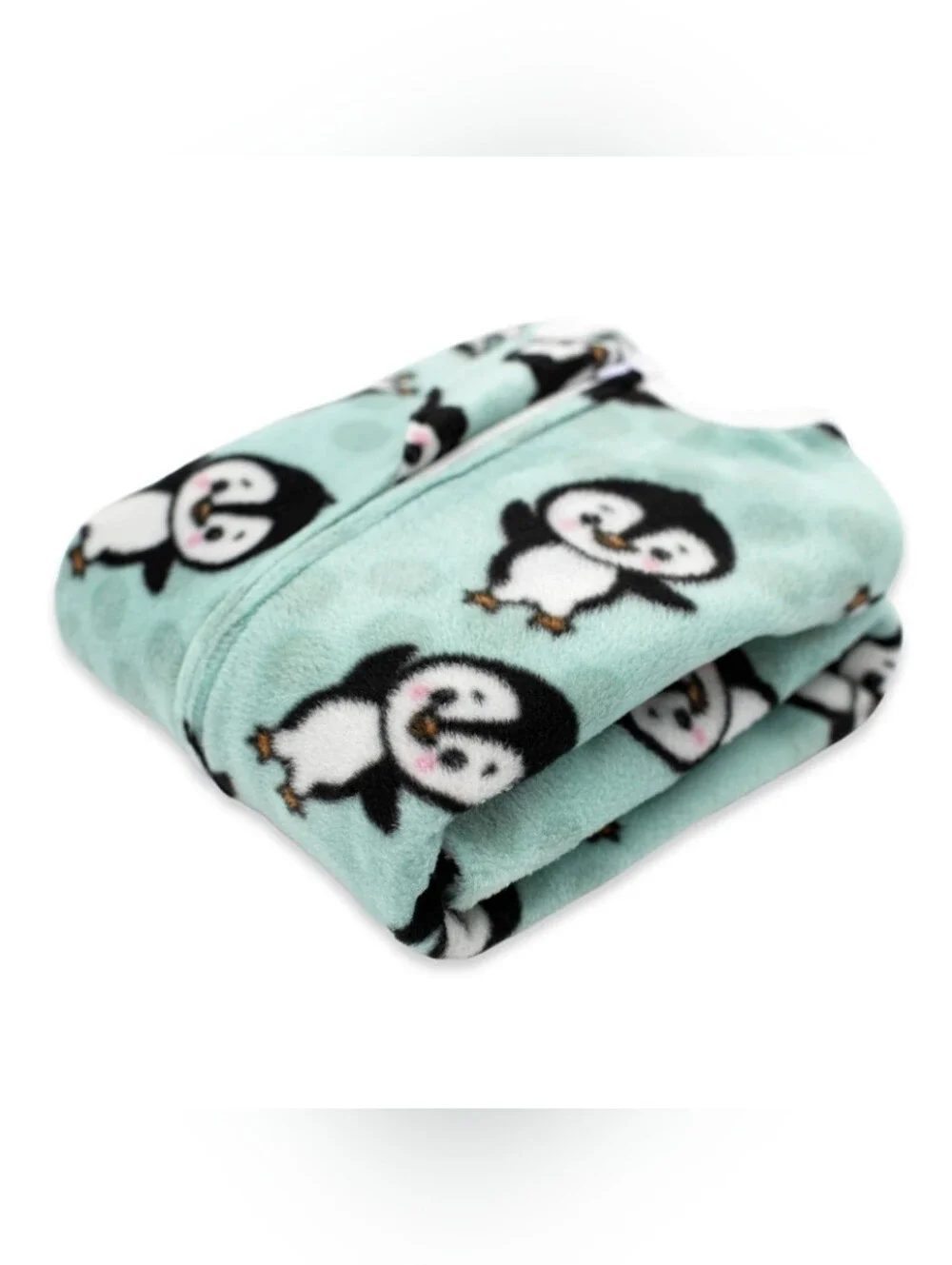 TWO Sleeping Baby Penguin Zipadee-Zip Swaddle Transition - Fleece